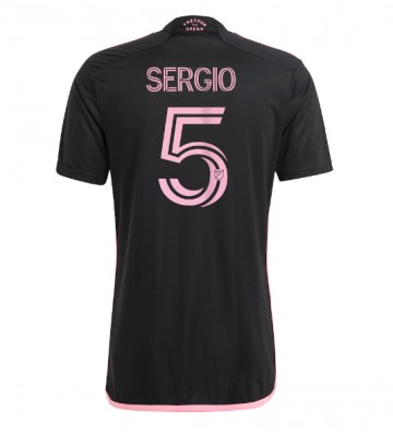 Inter Miami Sergio Busquets #5 Segunda Equipación 2024-25 Manga Corta